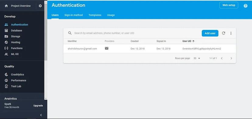 Firebase Login and Registration Authentication
